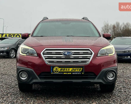 Красный Субару Аутбек, объемом двигателя 3.63 л и пробегом 185 тыс. км за 16999 $, фото 1 на Automoto.ua