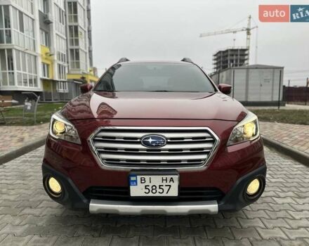 Червоний Субару Аутбек, об'ємом двигуна 2.46 л та пробігом 122 тис. км за 14700 $, фото 4 на Automoto.ua