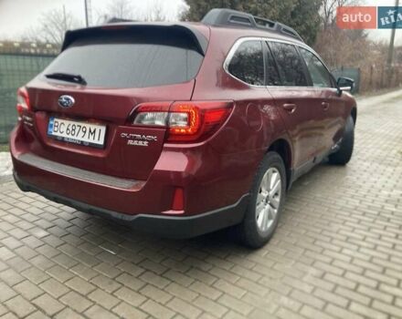 Червоний Субару Аутбек, об'ємом двигуна 2.5 л та пробігом 155 тис. км за 14100 $, фото 2 на Automoto.ua