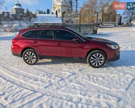 Красный Субару Аутбек, объемом двигателя 2.5 л и пробегом 139 тыс. км за 15500 $, фото 3 на Automoto.ua