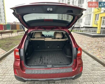 Червоний Субару Аутбек, об'ємом двигуна 2.46 л та пробігом 122 тис. км за 14700 $, фото 9 на Automoto.ua