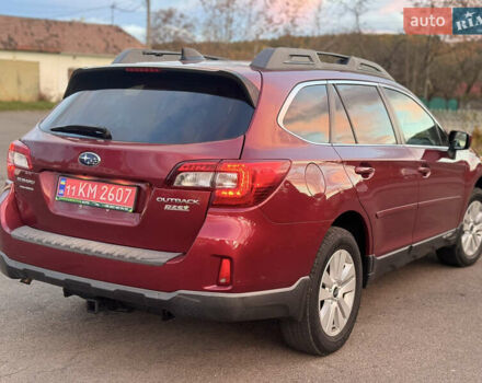 Червоний Субару Аутбек, об'ємом двигуна 2.5 л та пробігом 243 тис. км за 13200 $, фото 5 на Automoto.ua