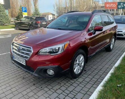 Червоний Субару Аутбек, об'ємом двигуна 2.5 л та пробігом 101 тис. км за 12600 $, фото 1 на Automoto.ua