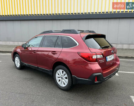 Красный Субару Аутбек, объемом двигателя 2.5 л и пробегом 53 тыс. км за 18700 $, фото 3 на Automoto.ua