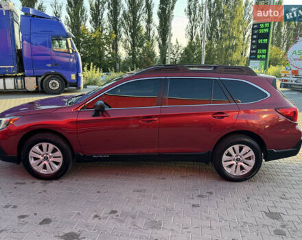 Красный Субару Аутбек, объемом двигателя 2.5 л и пробегом 60 тыс. км за 19999 $, фото 2 на Automoto.ua