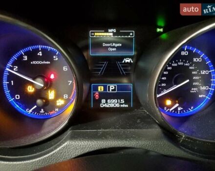 Красный Субару Аутбек, объемом двигателя 2.5 л и пробегом 68 тыс. км за 3800 $, фото 8 на Automoto.ua