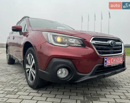 Красный Субару Аутбек, объемом двигателя 2.5 л и пробегом 138 тыс. км за 18000 $, фото 2 на Automoto.ua