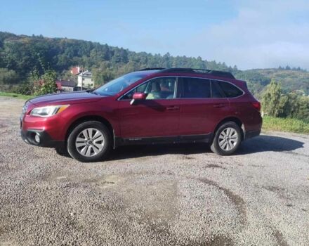 Красный Субару Аутбек, объемом двигателя 2.5 л и пробегом 168 тыс. км за 14300 $, фото 1 на Automoto.ua
