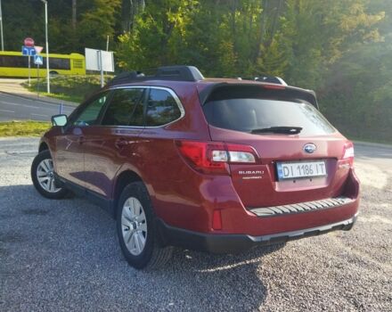 Красный Субару Аутбек, объемом двигателя 2.5 л и пробегом 168 тыс. км за 14300 $, фото 4 на Automoto.ua