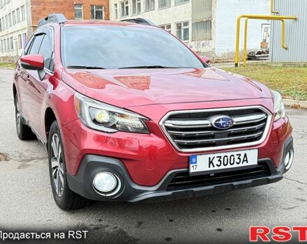 Красный Субару Аутбек, объемом двигателя 2.5 л и пробегом 90 тыс. км за 18800 $, фото 3 на Automoto.ua
