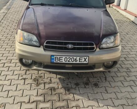 Красный Субару Аутбек, объемом двигателя 2.5 л и пробегом 2 тыс. км за 4300 $, фото 1 на Automoto.ua