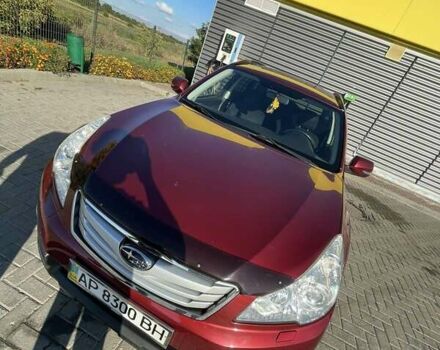 Красный Субару Аутбек, объемом двигателя 2.46 л и пробегом 108 тыс. км за 9900 $, фото 1 на Automoto.ua