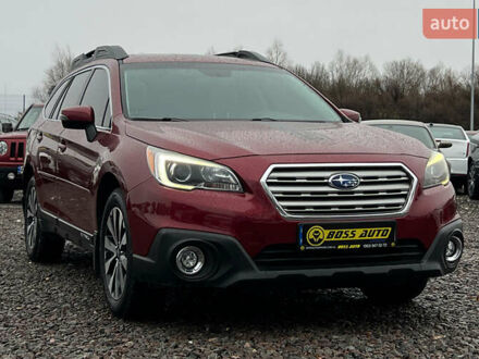 Красный Субару Аутбек, объемом двигателя 3.63 л и пробегом 185 тыс. км за 16999 $, фото 1 на Automoto.ua