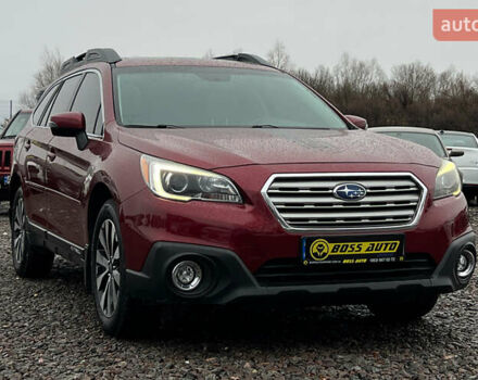 Красный Субару Аутбек, объемом двигателя 3.63 л и пробегом 185 тыс. км за 16999 $, фото 1 на Automoto.ua