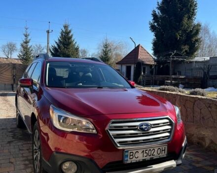 Красный Субару Аутбек, объемом двигателя 2.5 л и пробегом 2 тыс. км за 15000 $, фото 1 на Automoto.ua