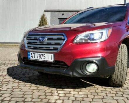 Красный Субару Аутбек, объемом двигателя 2.5 л и пробегом 235 тыс. км за 13500 $, фото 1 на Automoto.ua