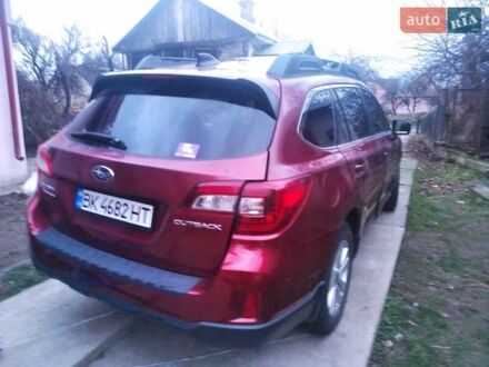 Субару Аутбек 2015 в Ровно на Automoto.ua Красный Субару Аутбек, объемом двигателя 2.5 л и пробегом 100 тыс. км за 6500 $, фото 1 на Automoto.ua