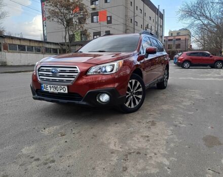 Красный Субару Аутбек, объемом двигателя 2.5 л и пробегом 153 тыс. км за 17700 $, фото 1 на Automoto.ua