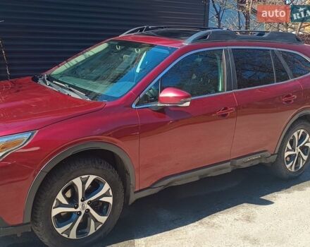 Красный Субару Аутбек, объемом двигателя 2.5 л и пробегом 90 тыс. км за 24500 $, фото 1 на Automoto.ua