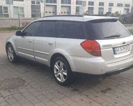 Серый Субару Аутбек, объемом двигателя 3 л и пробегом 200 тыс. км за 5500 $, фото 2 на Automoto.ua