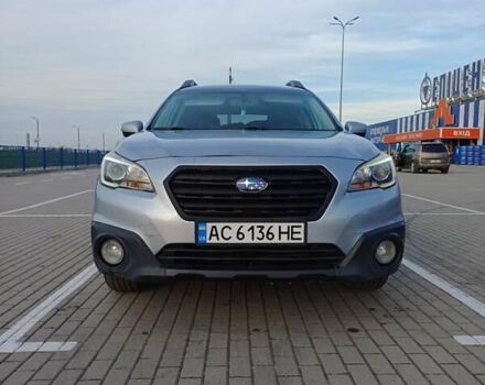 Серый Субару Аутбек, объемом двигателя 2.5 л и пробегом 210 тыс. км за 10990 $, фото 1 на Automoto.ua