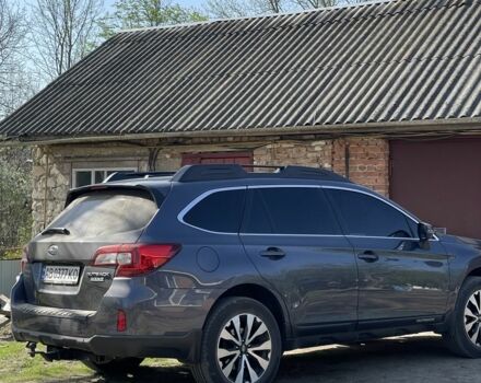 Серый Субару Аутбек, объемом двигателя 2.5 л и пробегом 215 тыс. км за 13200 $, фото 2 на Automoto.ua