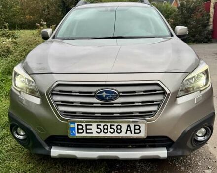 Серый Субару Аутбек, объемом двигателя 2.5 л и пробегом 152 тыс. км за 17000 $, фото 2 на Automoto.ua