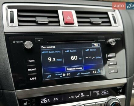 Серый Субару Аутбек, объемом двигателя 2.5 л и пробегом 119 тыс. км за 19800 $, фото 86 на Automoto.ua