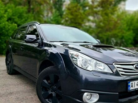 Серый Субару Аутбек, объемом двигателя 2 л и пробегом 238 тыс. км за 10400 $, фото 1 на Automoto.ua