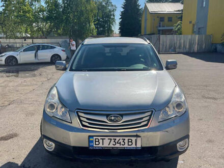 Субару Аутбек 2011 в Самборе на Automoto.ua Серый Субару Аутбек, объемом двигателя 2.5 л и пробегом 216 тыс. км за 10000 $, фото 1 на Automoto.ua