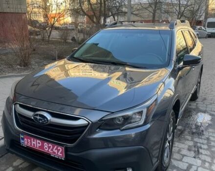 Серый Субару Аутбек, объемом двигателя 2.5 л и пробегом 46 тыс. км за 23000 $, фото 1 на Automoto.ua