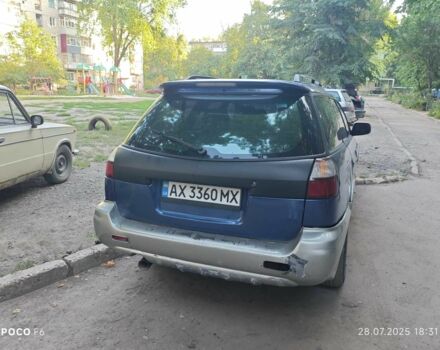 Синий Субару Аутбек, объемом двигателя 3 л и пробегом 400 тыс. км за 2500 $, фото 2 на Automoto.ua