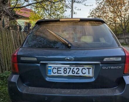 Синий Субару Аутбек, объемом двигателя 3 л и пробегом 330 тыс. км за 5500 $, фото 3 на Automoto.ua