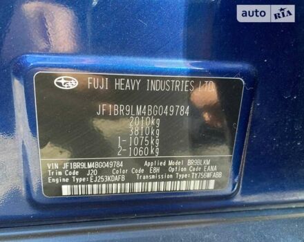 Синій Субару Аутбек, об'ємом двигуна 2.46 л та пробігом 212 тис. км за 10900 $, фото 28 на Automoto.ua