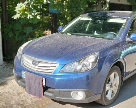 Синий Субару Аутбек, объемом двигателя 2.5 л и пробегом 320 тыс. км за 9500 $, фото 1 на Automoto.ua