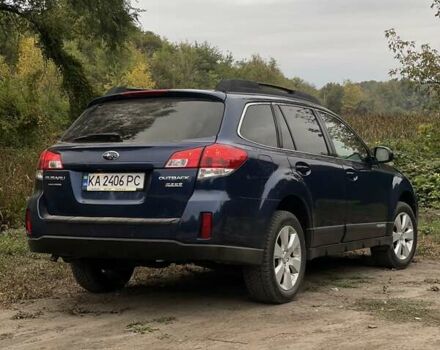 Синий Субару Аутбек, объемом двигателя 2.46 л и пробегом 313 тыс. км за 7700 $, фото 4 на Automoto.ua