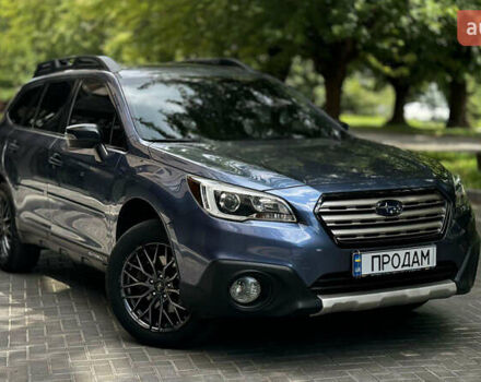 Синий Субару Аутбек, объемом двигателя 2.46 л и пробегом 155 тыс. км за 14500 $, фото 5 на Automoto.ua
