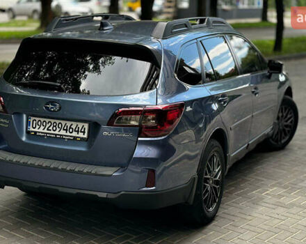 Синий Субару Аутбек, объемом двигателя 2.46 л и пробегом 155 тыс. км за 14500 $, фото 4 на Automoto.ua