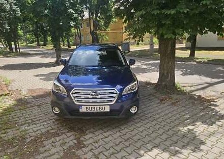 Синий Субару Аутбек, объемом двигателя 2 л и пробегом 258 тыс. км за 15000 $, фото 2 на Automoto.ua