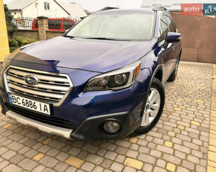 Синий Субару Аутбек, объемом двигателя 2.46 л и пробегом 120 тыс. км за 14900 $, фото 3 на Automoto.ua