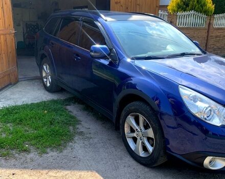 Синий Субару Аутбек, объемом двигателя 2.5 л и пробегом 200 тыс. км за 8500 $, фото 2 на Automoto.ua