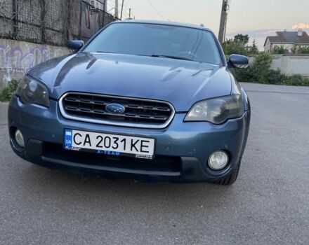 Синий Субару Аутбек, объемом двигателя 3 л и пробегом 287 тыс. км за 4302 $, фото 1 на Automoto.ua