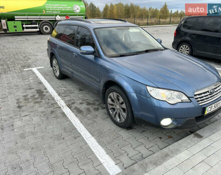 Синий Субару Аутбек, объемом двигателя 3 л и пробегом 263 тыс. км за 7800 $, фото 1 на Automoto.ua