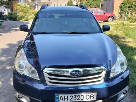 Синій Субару Аутбек, об'ємом двигуна 2.5 л та пробігом 250 тис. км за 10300 $, фото 1 на Automoto.ua
