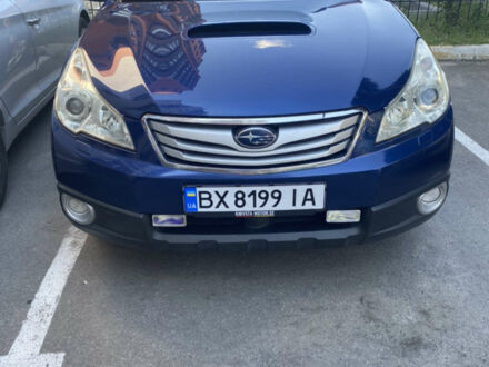 Синій Субару Аутбек, об'ємом двигуна 2 л та пробігом 278 тис. км за 4100 $, фото 1 на Automoto.ua