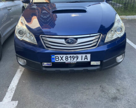 Синий Субару Аутбек, объемом двигателя 2 л и пробегом 278 тыс. км за 4100 $, фото 1 на Automoto.ua