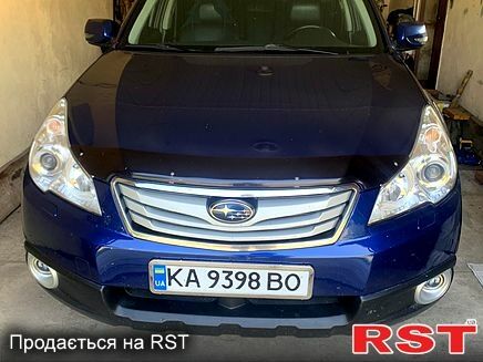Синий Субару Аутбек, объемом двигателя 2.5 л и пробегом 195 тыс. км за 10000 $, фото 1 на Automoto.ua