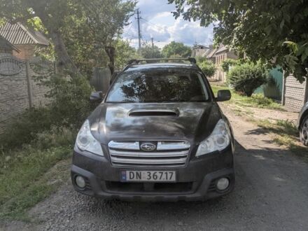 Синій Субару Аутбек, об'ємом двигуна 2 л та пробігом 311 тис. км за 5500 $, фото 1 на Automoto.ua