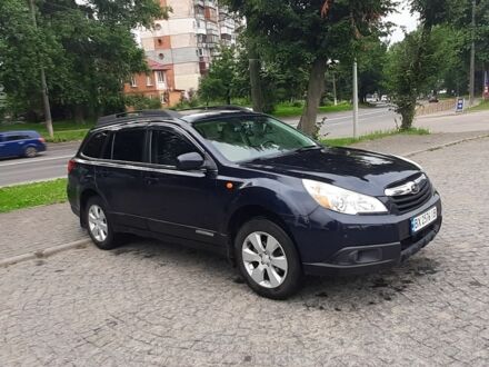 Синий Субару Аутбек, объемом двигателя 2.5 л и пробегом 256 тыс. км за 8600 $, фото 1 на Automoto.ua
