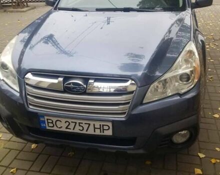 Синий Субару Аутбек, объемом двигателя 2.46 л и пробегом 205 тыс. км за 9900 $, фото 1 на Automoto.ua
